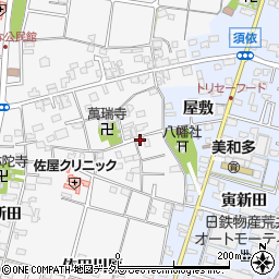 愛知県愛西市佐屋町宅地153周辺の地図