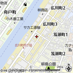愛知県名古屋市中川区広川町周辺の地図