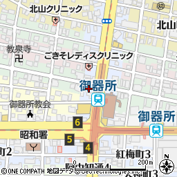 レーベン御器所周辺の地図