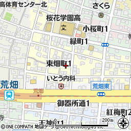 〒466-0014 愛知県名古屋市昭和区東畑町の地図