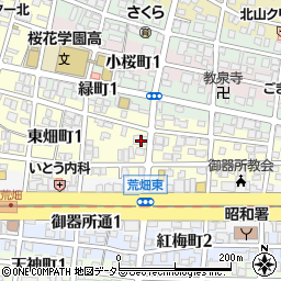 愛知県名古屋市昭和区東畑町1丁目28周辺の地図