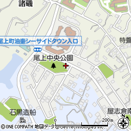 神奈川県三浦市尾上町周辺の地図