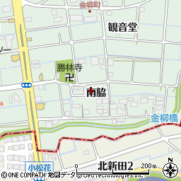 愛知県津島市金柳町南脇97周辺の地図