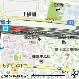 労務協会（社会保険労務士法人）富士事務所周辺の地図