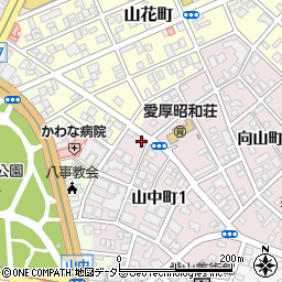ソーマ化粧品東部営業所周辺の地図