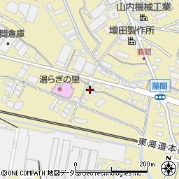 静岡県富士市蓼原641周辺の地図