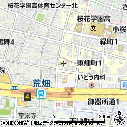 愛知県名古屋市昭和区東畑町1丁目33周辺の地図