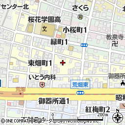 愛知県名古屋市昭和区東畑町1丁目22周辺の地図