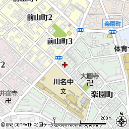 愛知県名古屋市昭和区楽園町87周辺の地図
