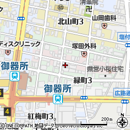 愛知県名古屋市昭和区小桜町3丁目12周辺の地図