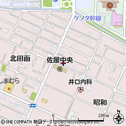 愛知県愛西市北一色町昭和109周辺の地図