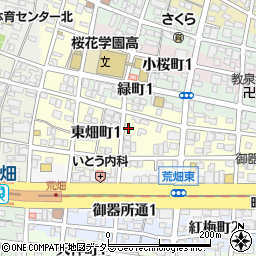 愛知県名古屋市昭和区東畑町1丁目20周辺の地図