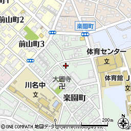 愛知県名古屋市昭和区楽園町31周辺の地図
