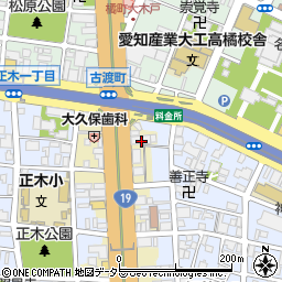 愛知県共済生活協同組合周辺の地図