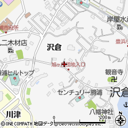沢倉区民会館周辺の地図