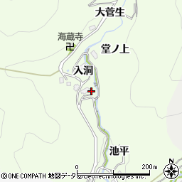 愛知県豊田市菅生町青木周辺の地図