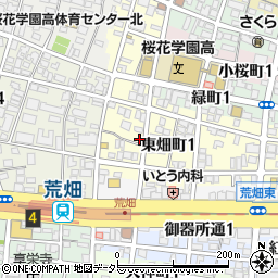 愛知県名古屋市昭和区東畑町1丁目8-3周辺の地図