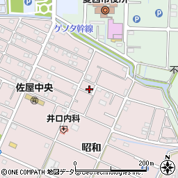 愛知県愛西市北一色町昭和141周辺の地図