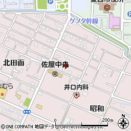 愛知県愛西市北一色町昭和95周辺の地図