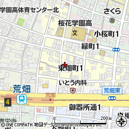 愛知県名古屋市昭和区東畑町1丁目10周辺の地図