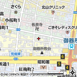 愛知県名古屋市昭和区東畑町2丁目9周辺の地図