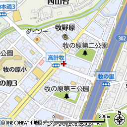 愛知県名古屋市名東区牧の原1丁目1512周辺の地図