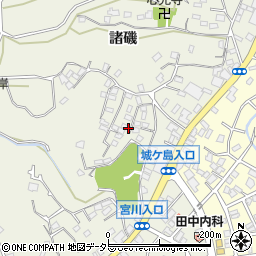 神奈川県三浦市三崎町諸磯846周辺の地図