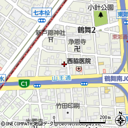 ＯｎｅＰａｒｋ鶴舞駐車場周辺の地図