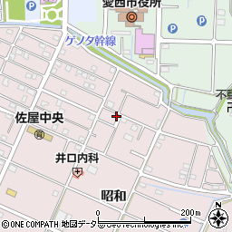 愛知県愛西市北一色町昭和145周辺の地図