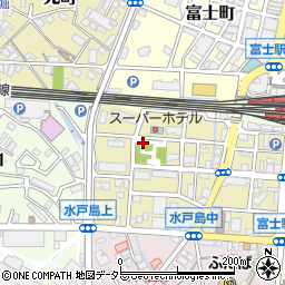 静岡県富士市水戸島元町周辺の地図