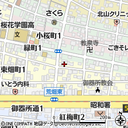 愛知県名古屋市昭和区東畑町2丁目3周辺の地図