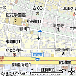 愛知県名古屋市昭和区東畑町1丁目27-1周辺の地図