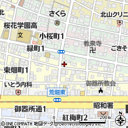 愛知県名古屋市昭和区東畑町2丁目1周辺の地図