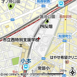 愛知県名古屋市中川区烏森町周辺の地図