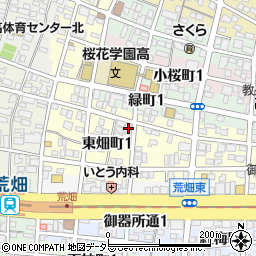 愛知県名古屋市昭和区東畑町1丁目14周辺の地図