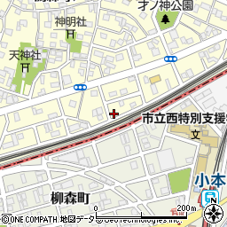 愛知県名古屋市中村区烏森町8丁目1408周辺の地図