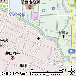 愛知県愛西市北一色町昭和174周辺の地図