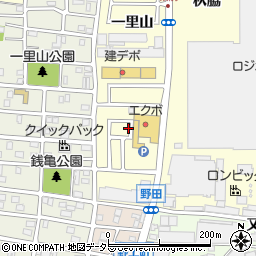 三菱社宅周辺の地図