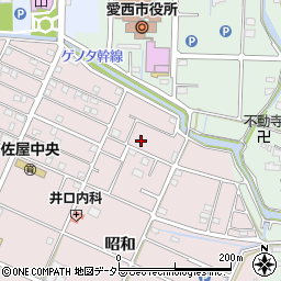 愛知県愛西市北一色町昭和157周辺の地図