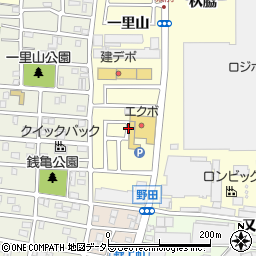 愛知県名古屋市中村区岩塚町小池周辺の地図