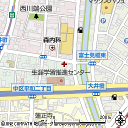 名鉄協商大井町第３駐車場周辺の地図