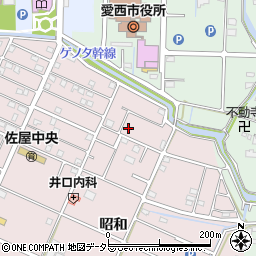 愛知県愛西市北一色町昭和158周辺の地図