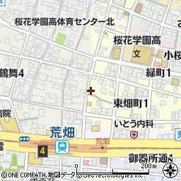 愛知県名古屋市昭和区東畑町1丁目3周辺の地図