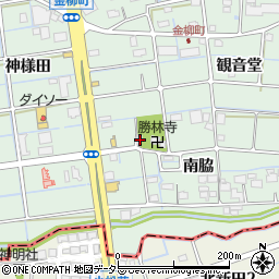 愛知県津島市金柳町南脇10周辺の地図