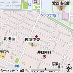 愛知県愛西市北一色町昭和87周辺の地図