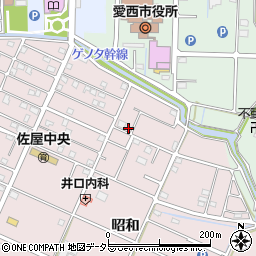 愛知県愛西市北一色町昭和160周辺の地図