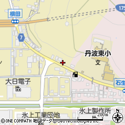 兵庫県丹波市氷上町横田695周辺の地図