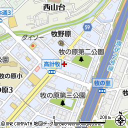 愛知県名古屋市名東区牧の原1丁目1501周辺の地図