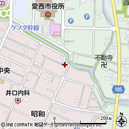 愛知県愛西市北一色町昭和176周辺の地図