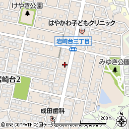 タウンコート岩崎台Ｃ周辺の地図